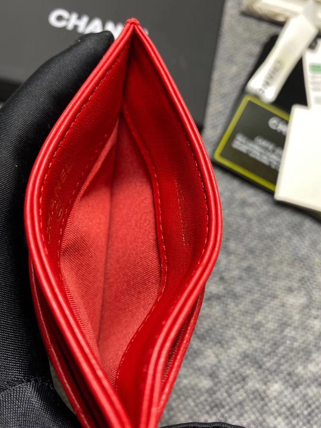 Ch*el CARD HOLDER 11.2×7.5×0.5cm