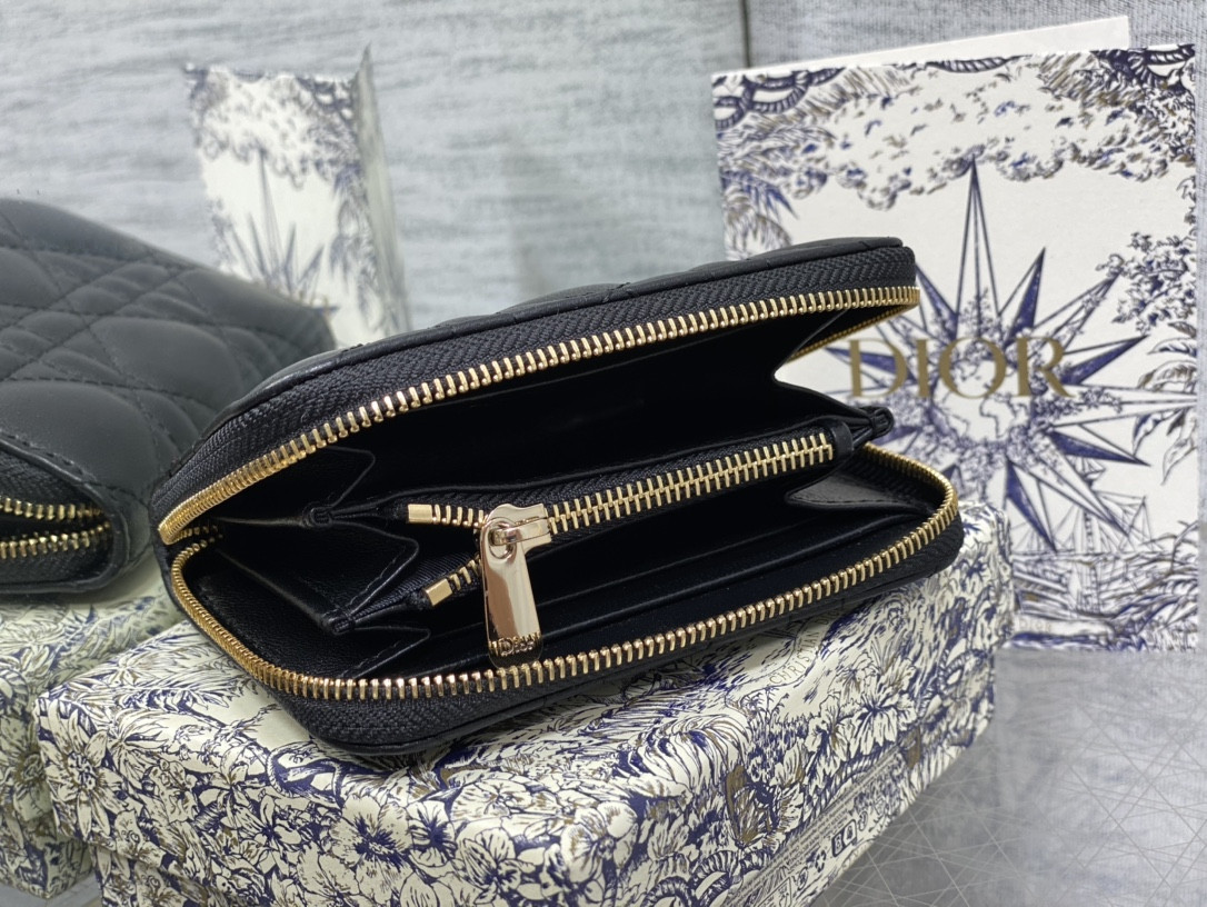 Lady D*0r Voyageur Small Coin Purse CARD HOLDER