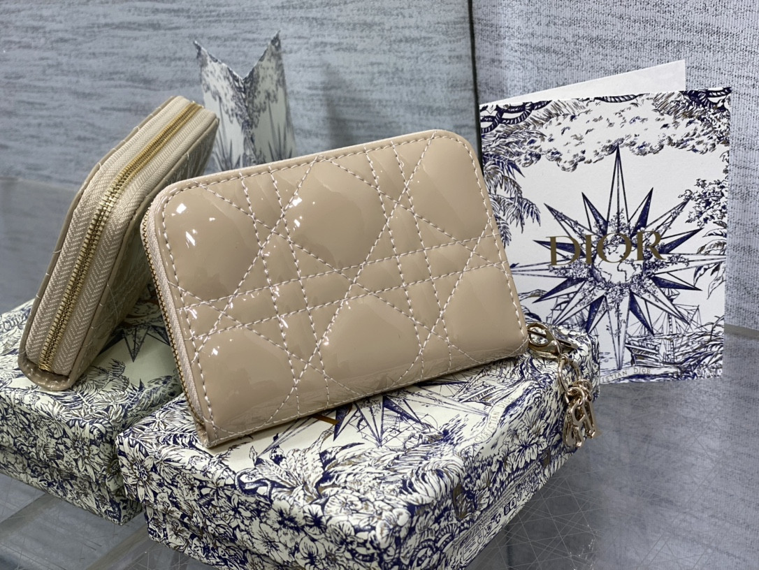 Lady D*0r Voyageur Small Coin Purse CARD HOLDER