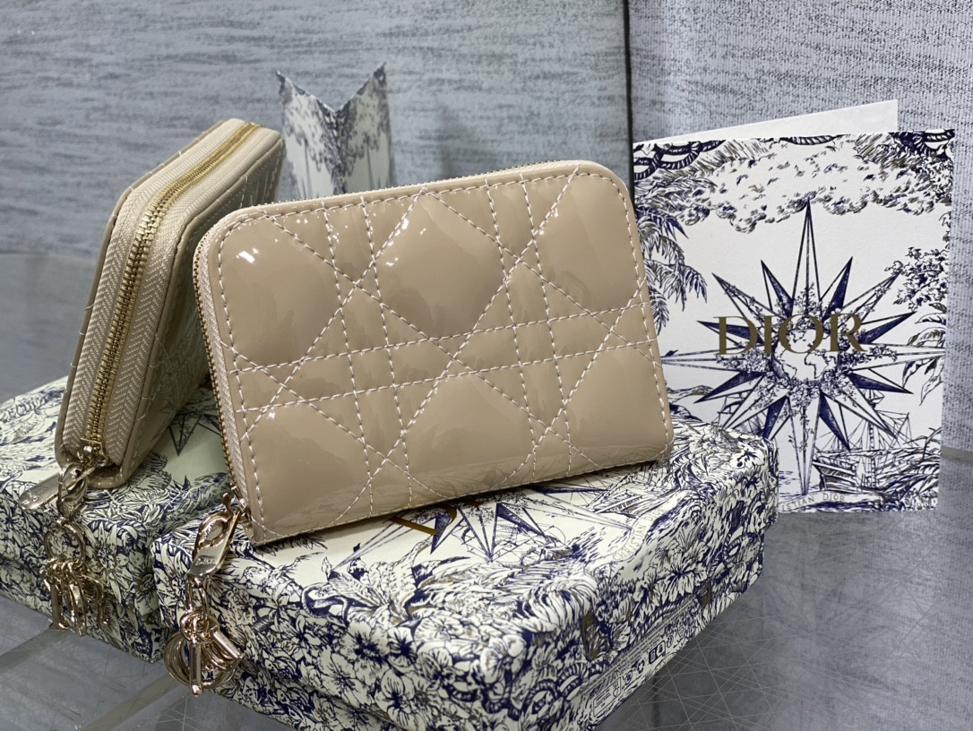 Lady D*0r Voyageur Small Coin Purse CARD HOLDER