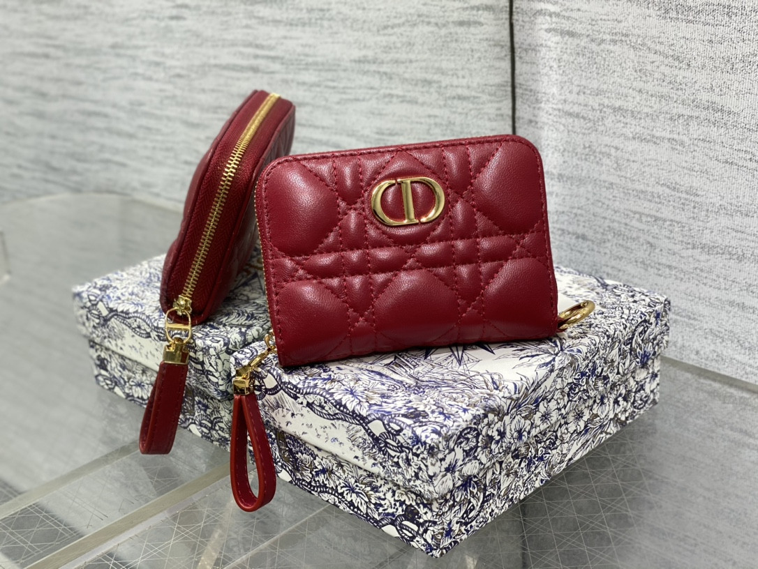 Lady D*0r Voyageur Small Coin Purse CARD HOLDER