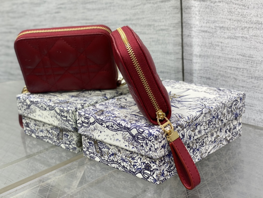 Lady D*0r Voyageur Small Coin Purse CARD HOLDER