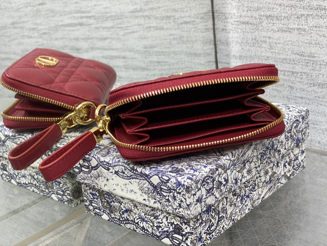 Lady D*0r Voyageur Small Coin Purse CARD HOLDER