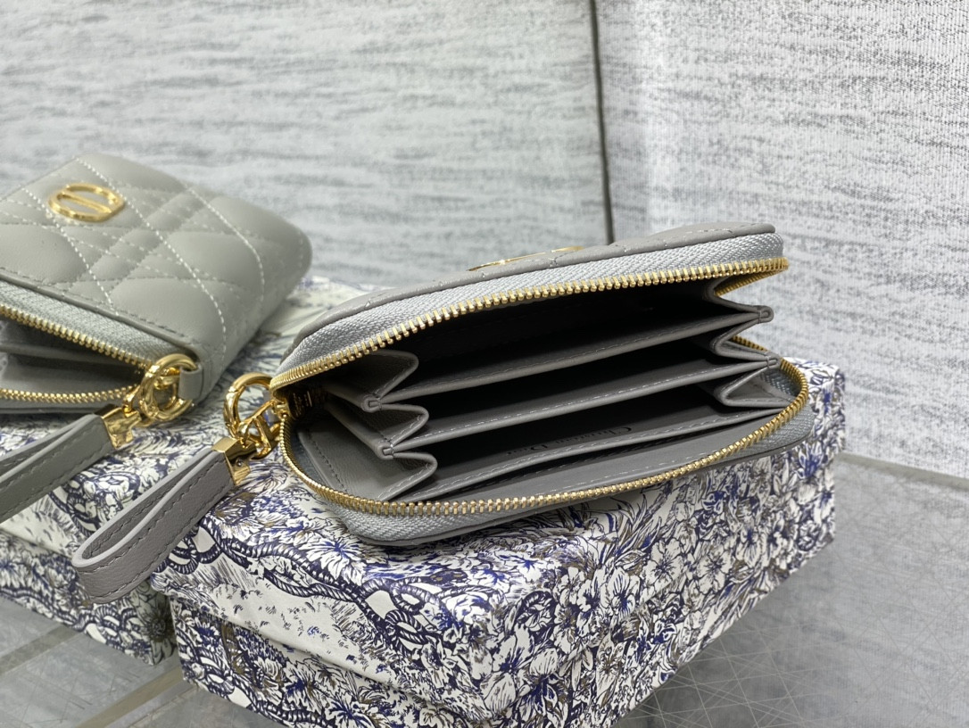 Lady D*0r Voyageur Small Coin Purse CARD HOLDER