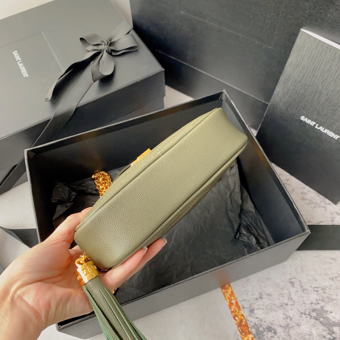 Y*L MINI LOU IN QUILTED LEATHER 7.5 X 4.1 X 2 INCHES