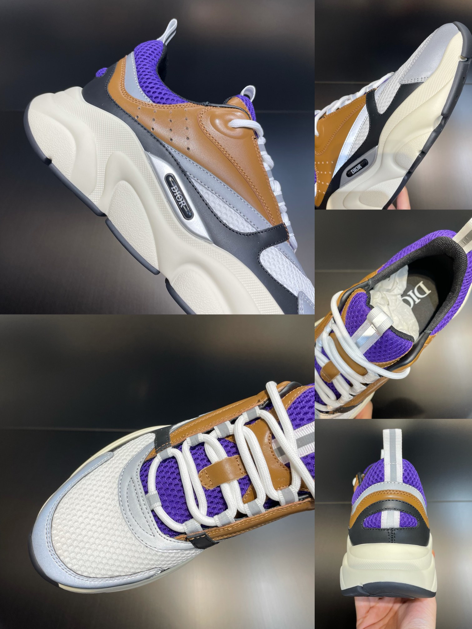 UA D*0r B22 purple Sneaker
