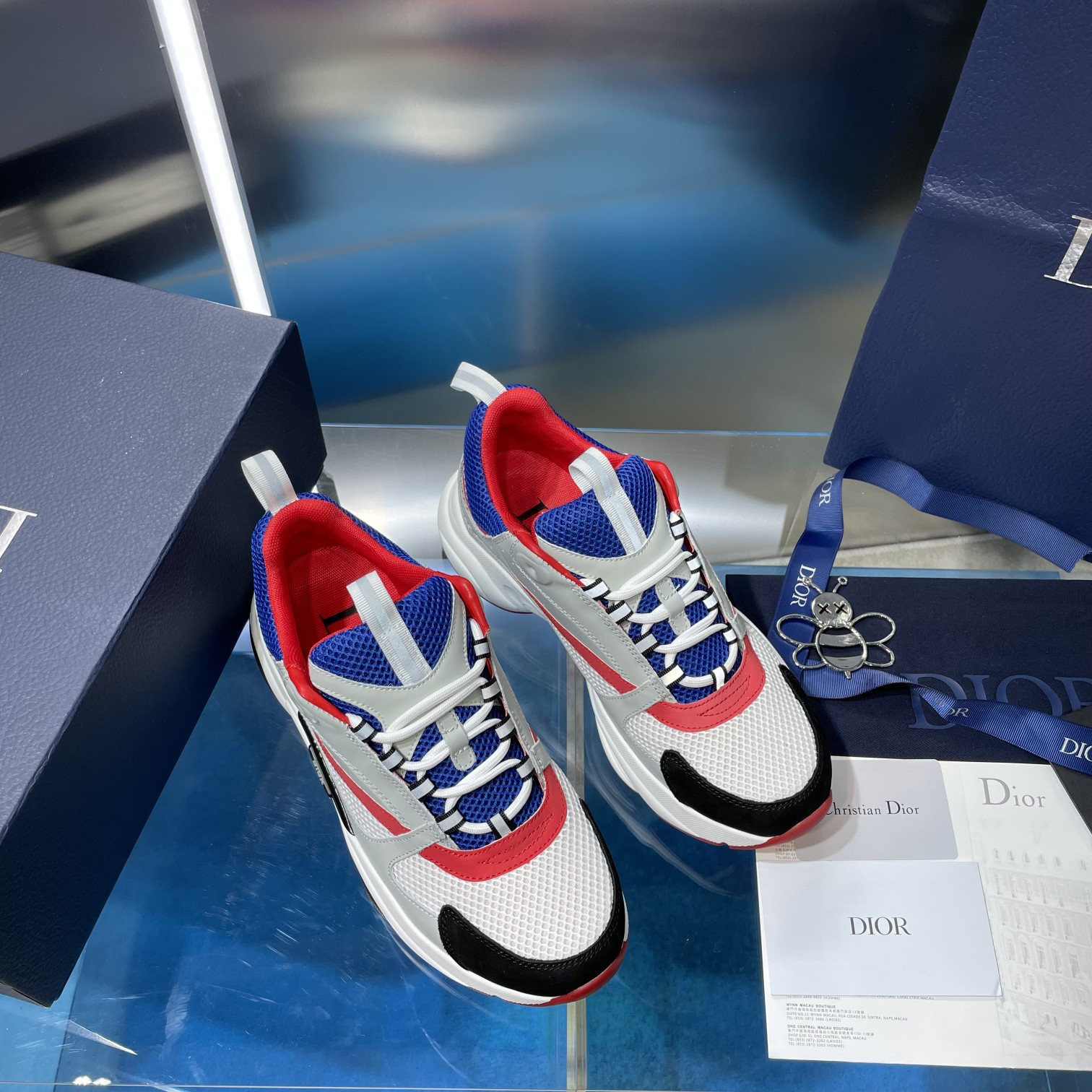 UA D*0r B22 white and red Sneaker