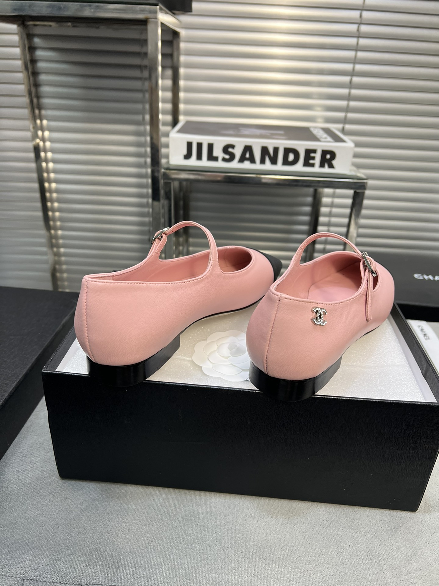 UA Ch*el MARY JANES  Lambskin