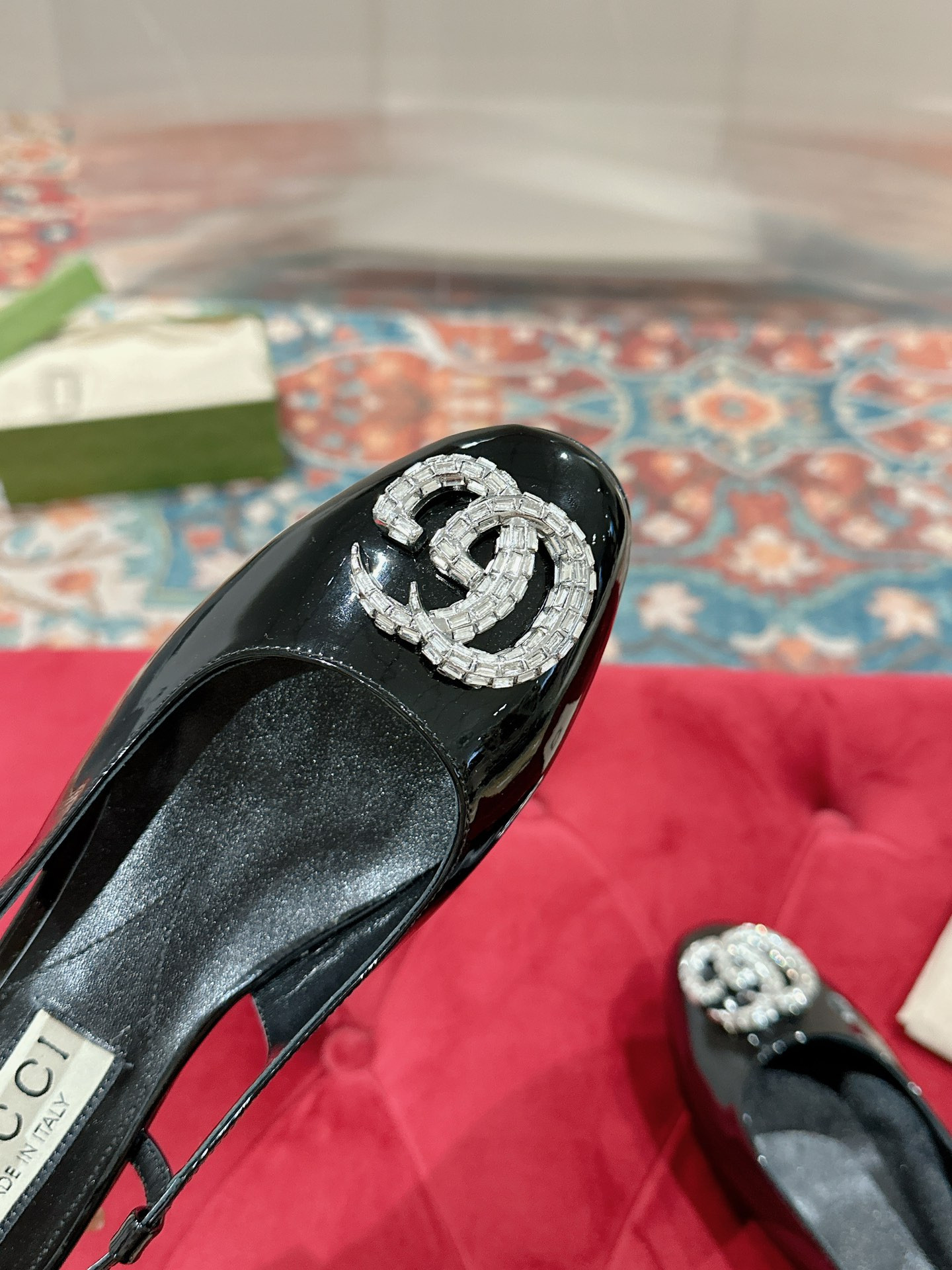 UA G*u*i BALLERINA WITH DOUBLE G