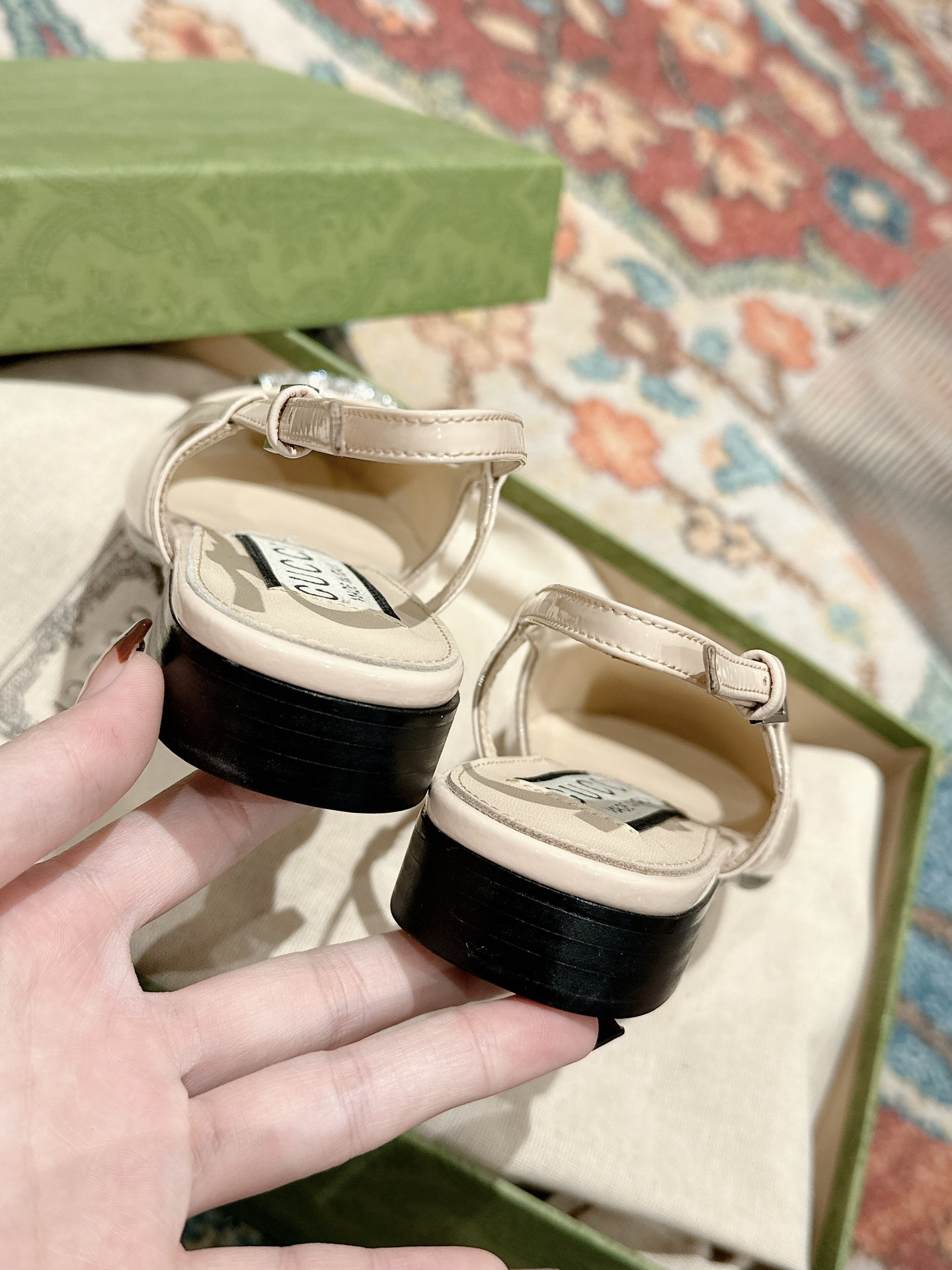 UA G*u*i BALLERINA WITH DOUBLE G