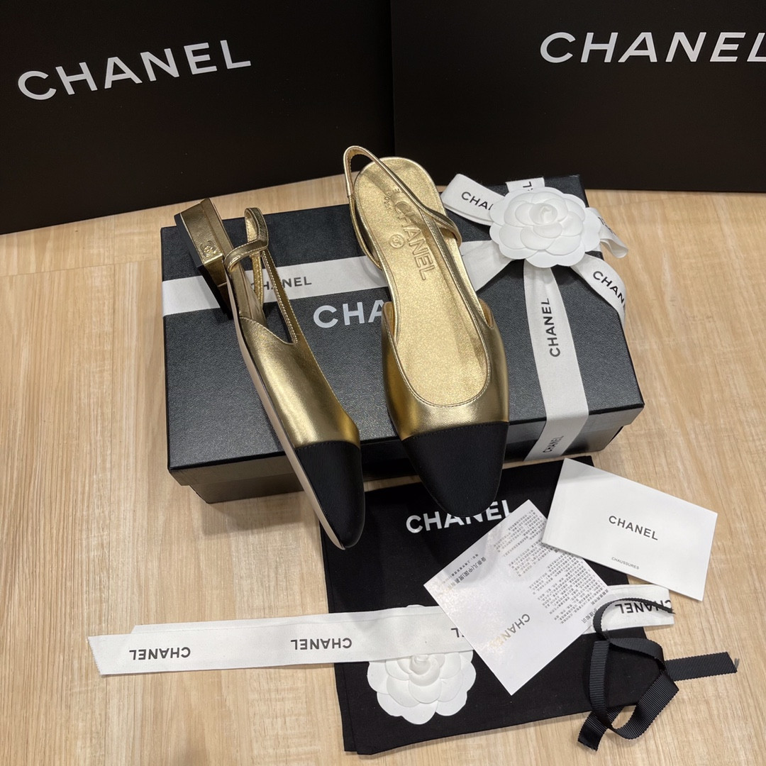 UA Ch*el SLINGBACKS FLAT