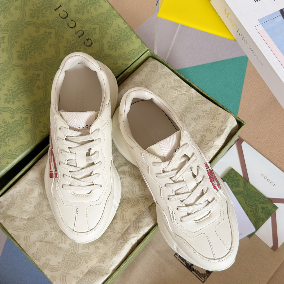 UA G*u*i Rhyton Sneaker