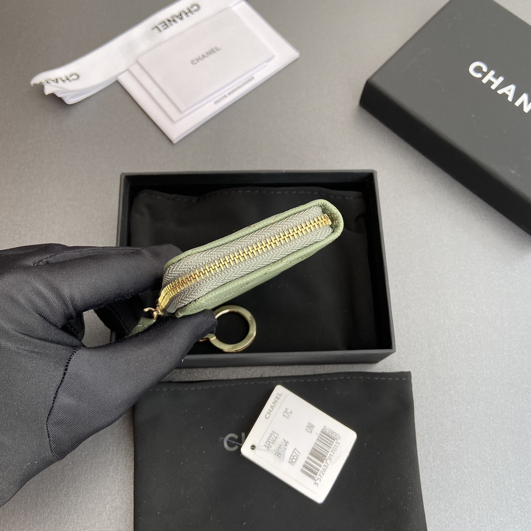 Ch*el Card holder 11.5×7.5×1.5cm