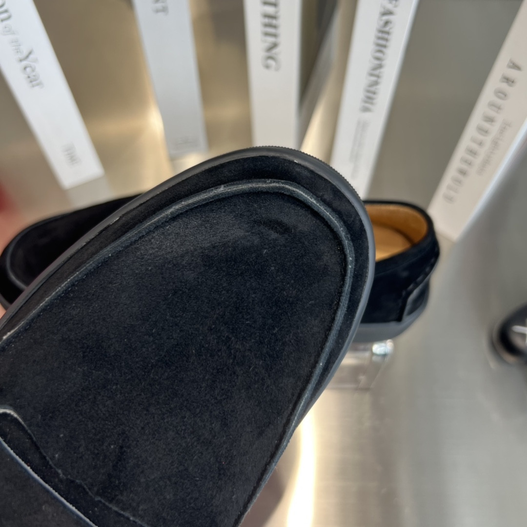 UA Ch**an Louboutin thick-soled loafers