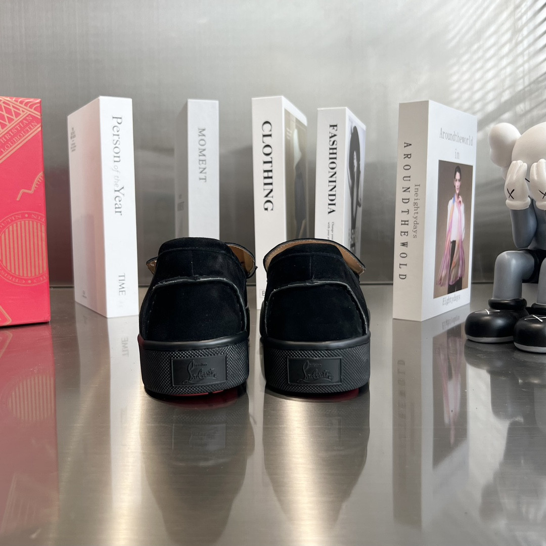 UA Ch**an Louboutin thick-soled loafers