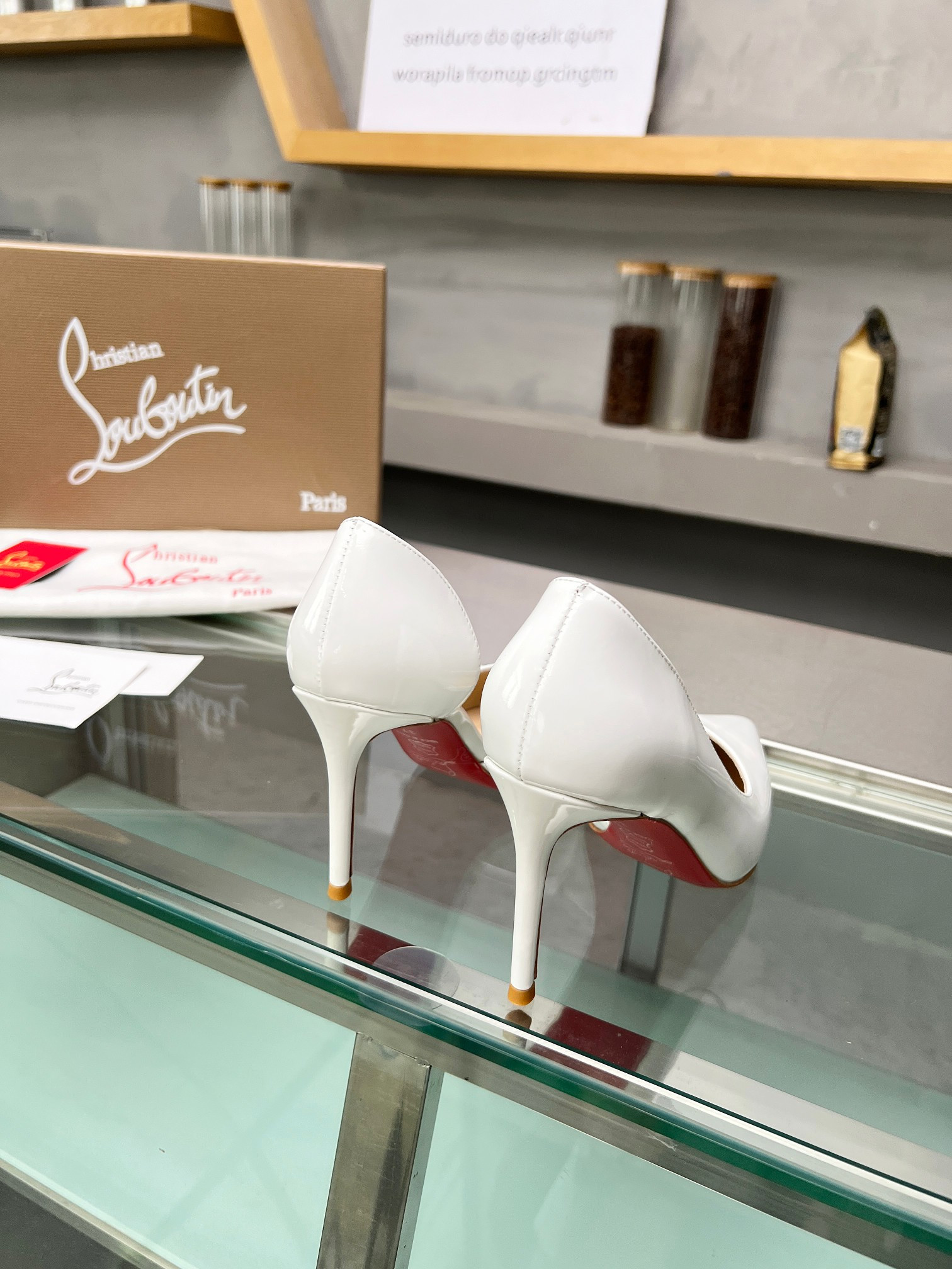 UA Ch**an Louboutin CL red-bottom shoes