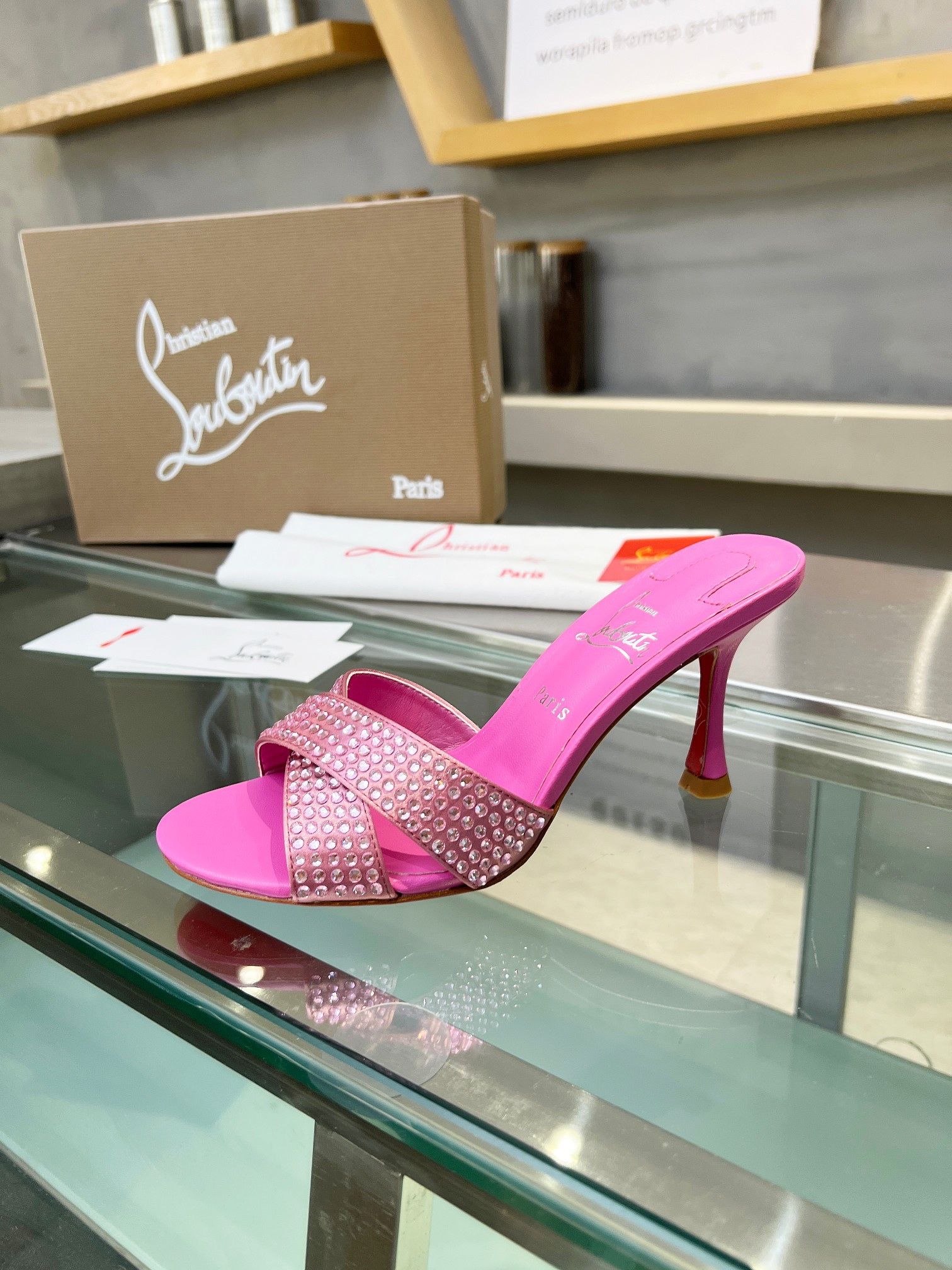 UA Ch**an Louboutin CL red-bottom shoes