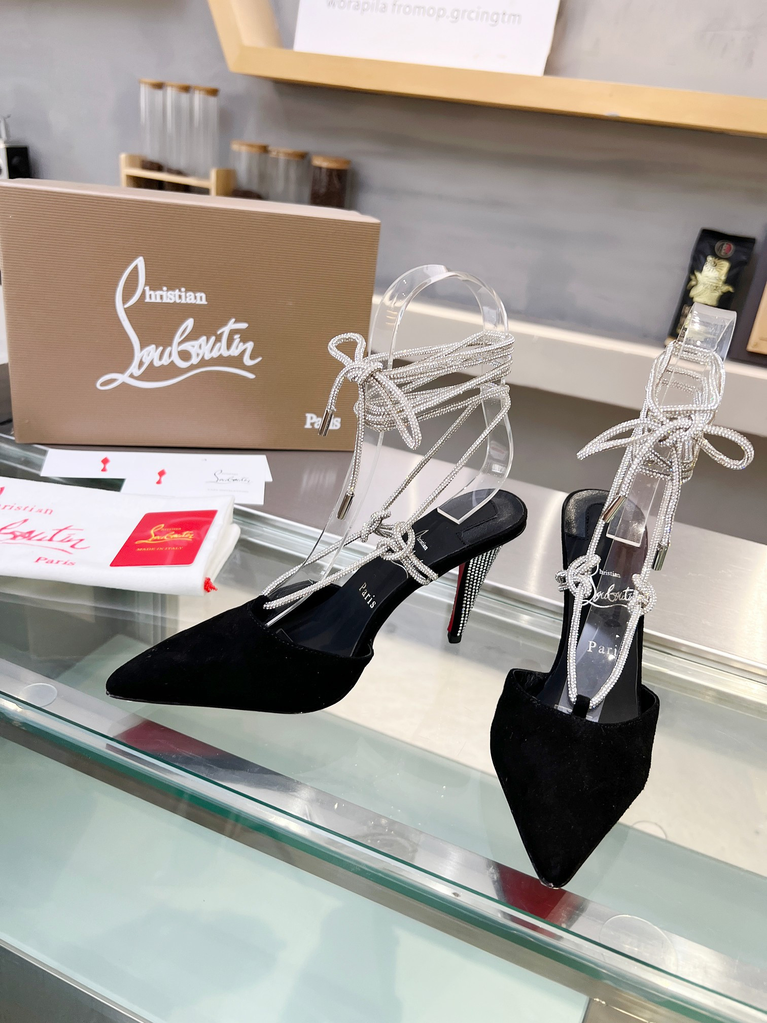 UA Ch**an Louboutin CL red-bottom shoes