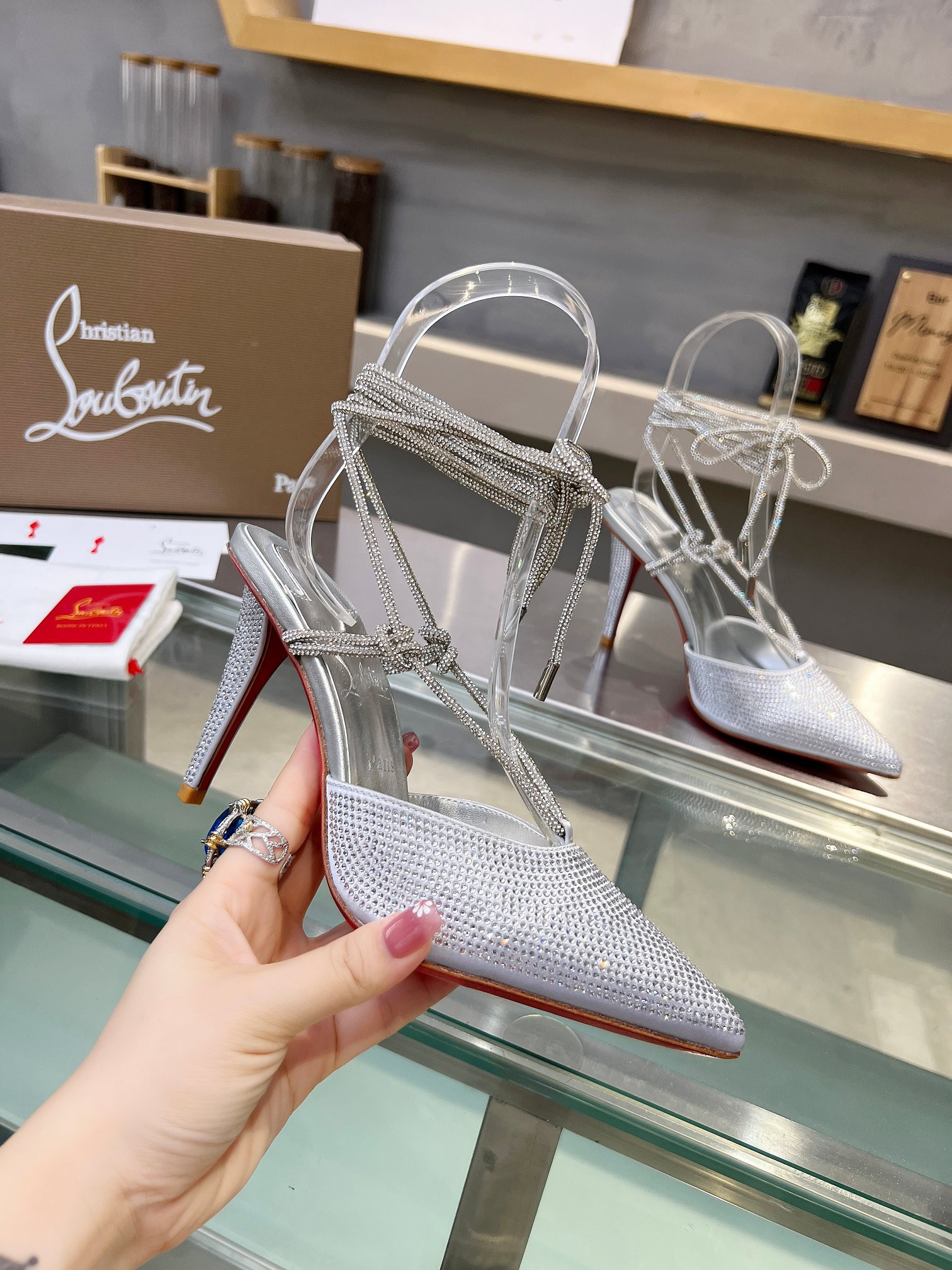 UA Ch**an Louboutin CL red-bottom shoes