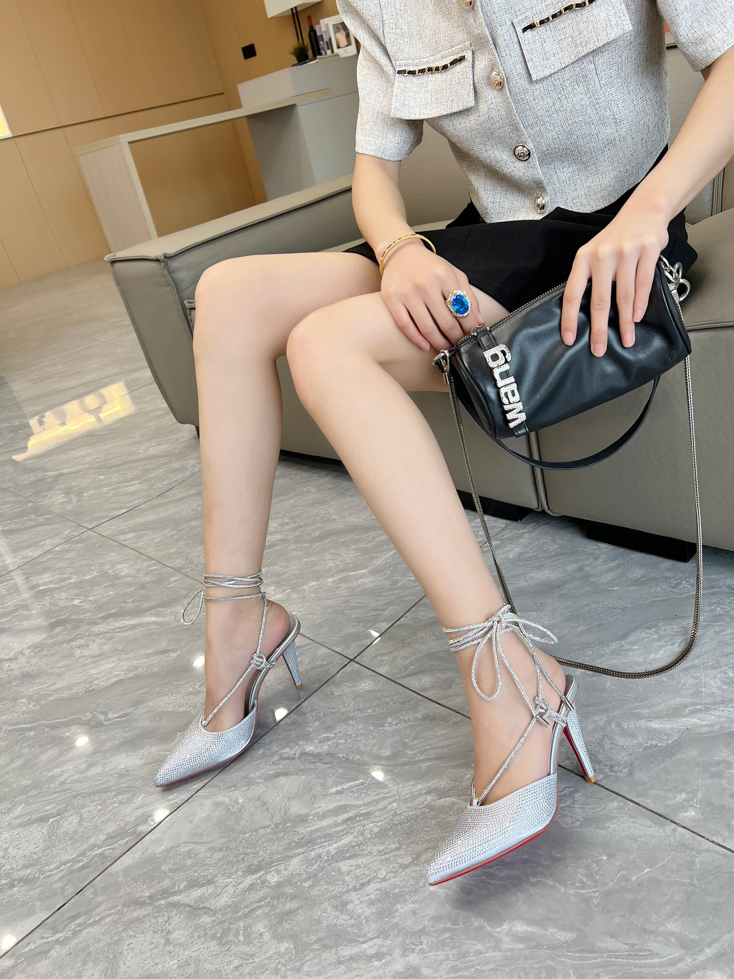 UA Ch**an Louboutin CL red-bottom shoes