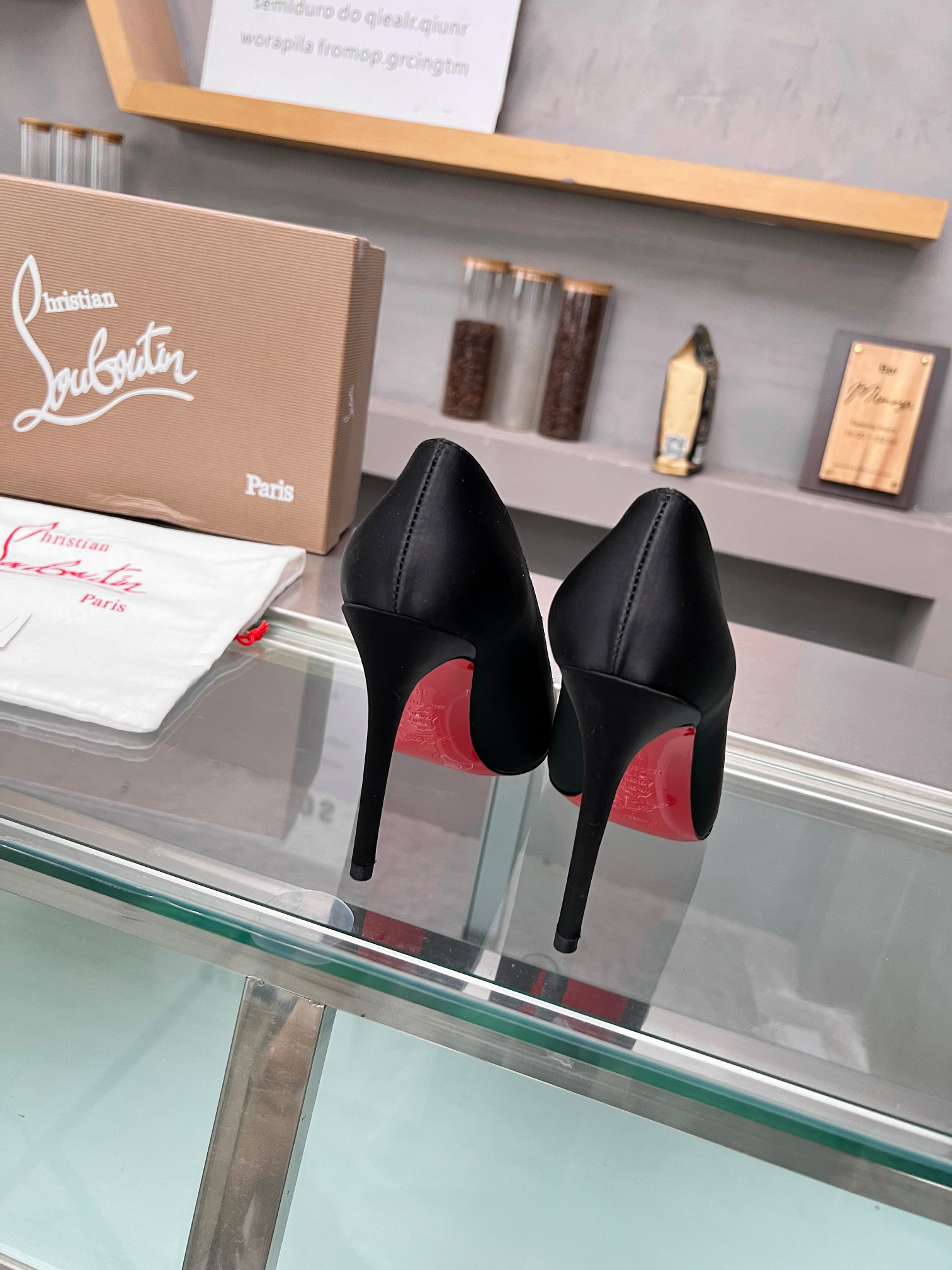 UA Ch**an Louboutin CL red-bottom shoes