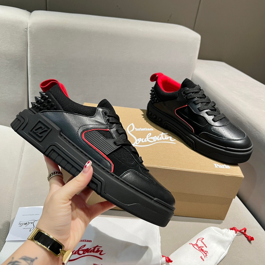 UA Ch**an Louboutin 2024 [New]ASTROLOUBI Unisex Thick-Soled Sneakers