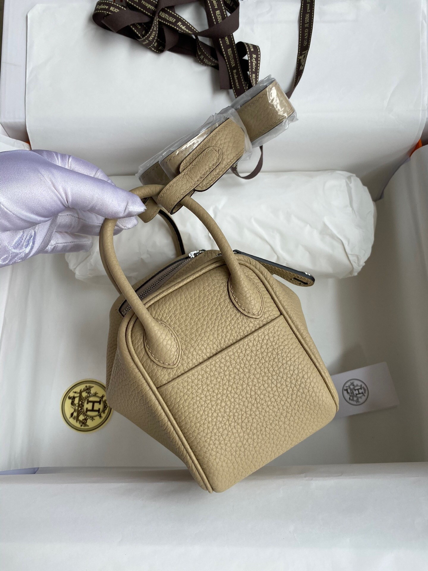 H**mes Mini lindy 19cm