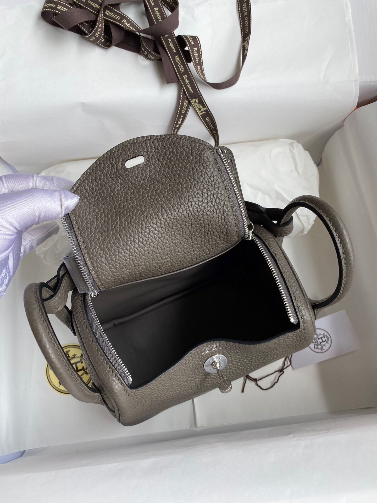 H**mes Mini lindy 19cm