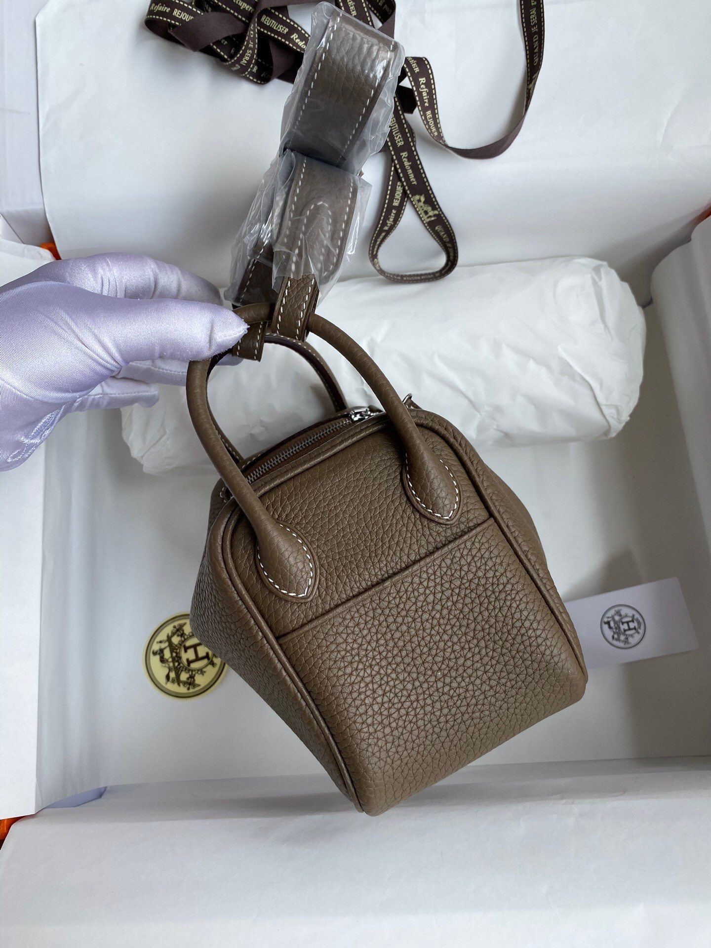 H**mes Mini lindy 19cm