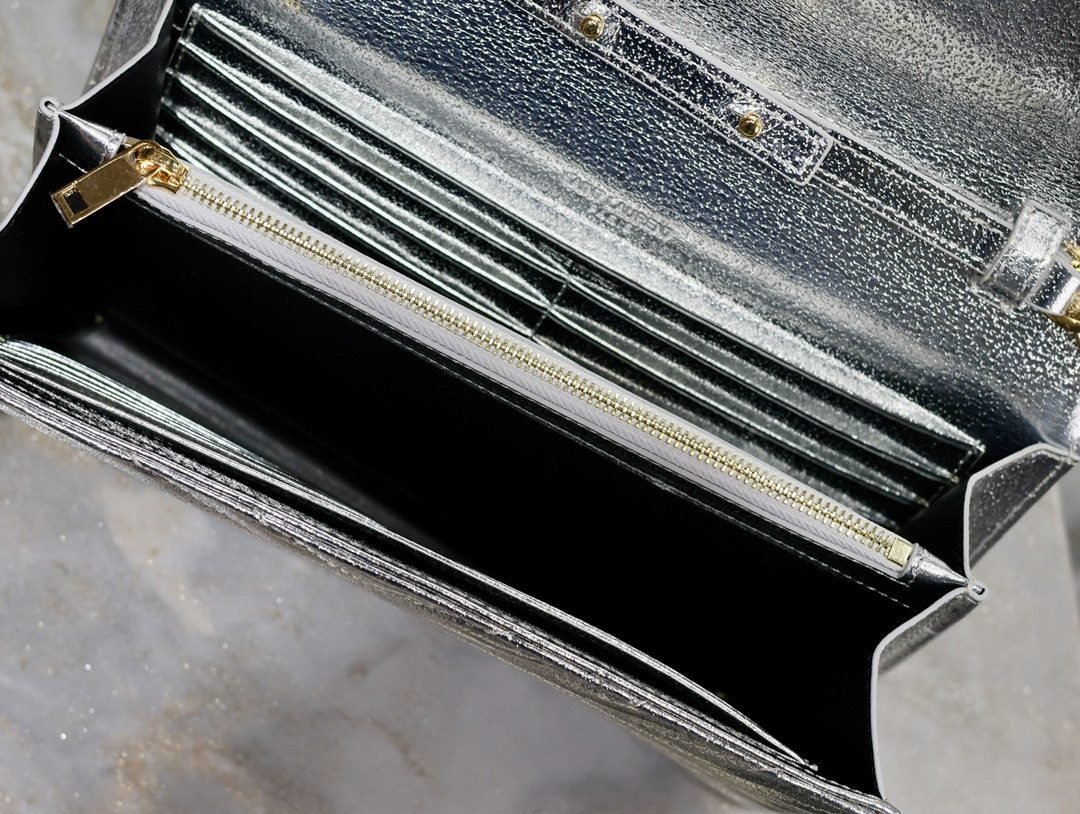 Y*L Cassandra Monogram Classic Chain Wallet  22.5 x 14 x 4cm