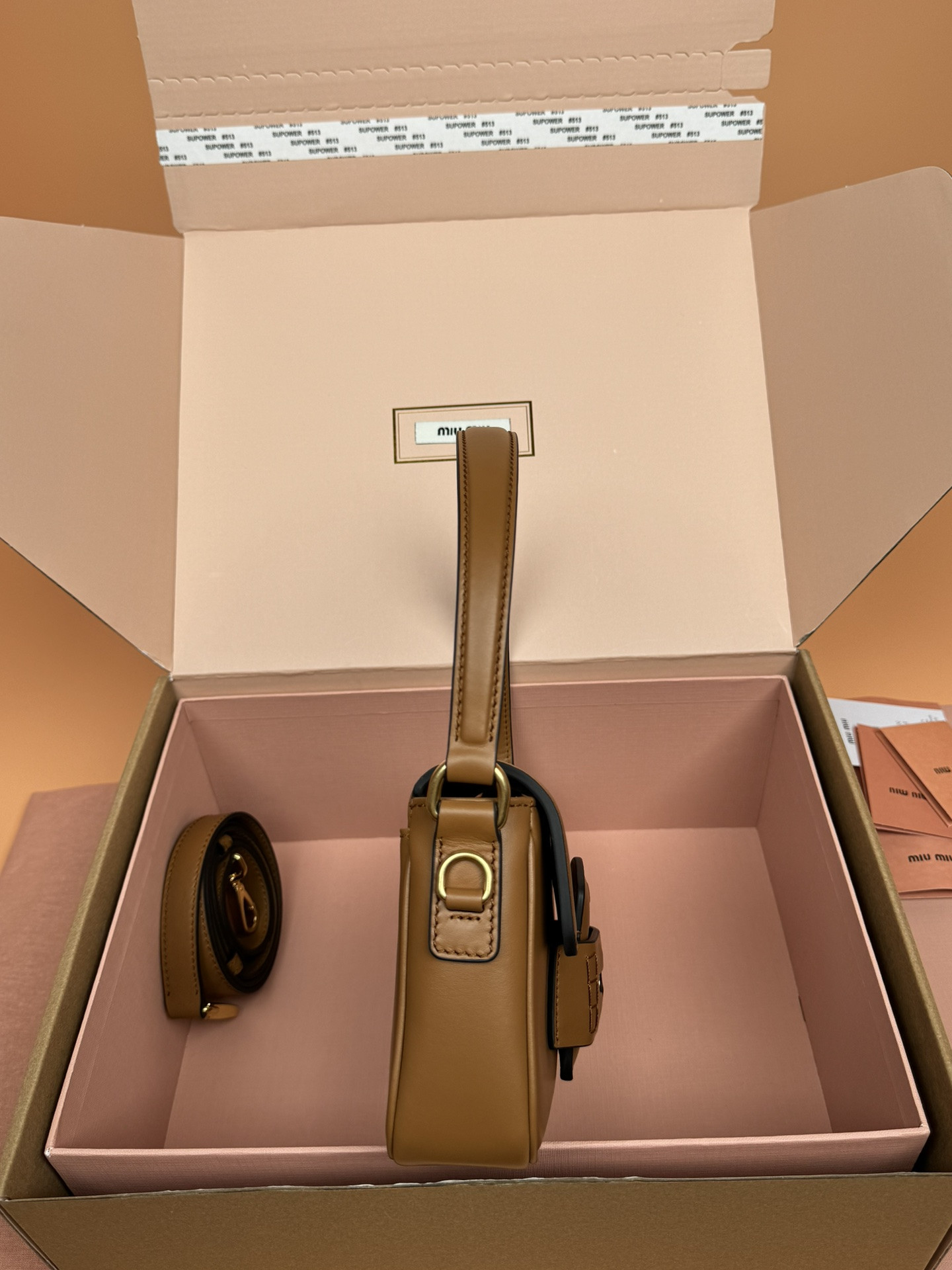 Miu Miu Penny Leather Bag 23×13.5×5cm