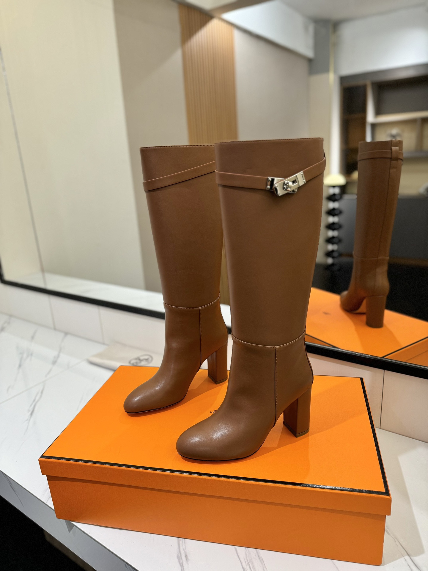 UA Hermès Jumping Boots (Heel height 8.5cm)