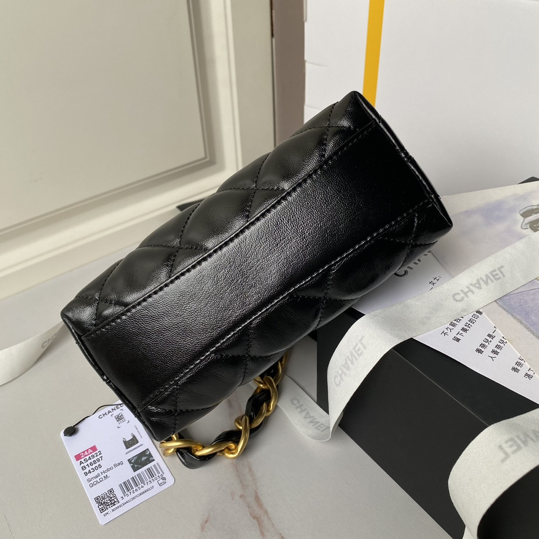 Ch*el Hobo Handbag 22.5×19.5×8.5cm