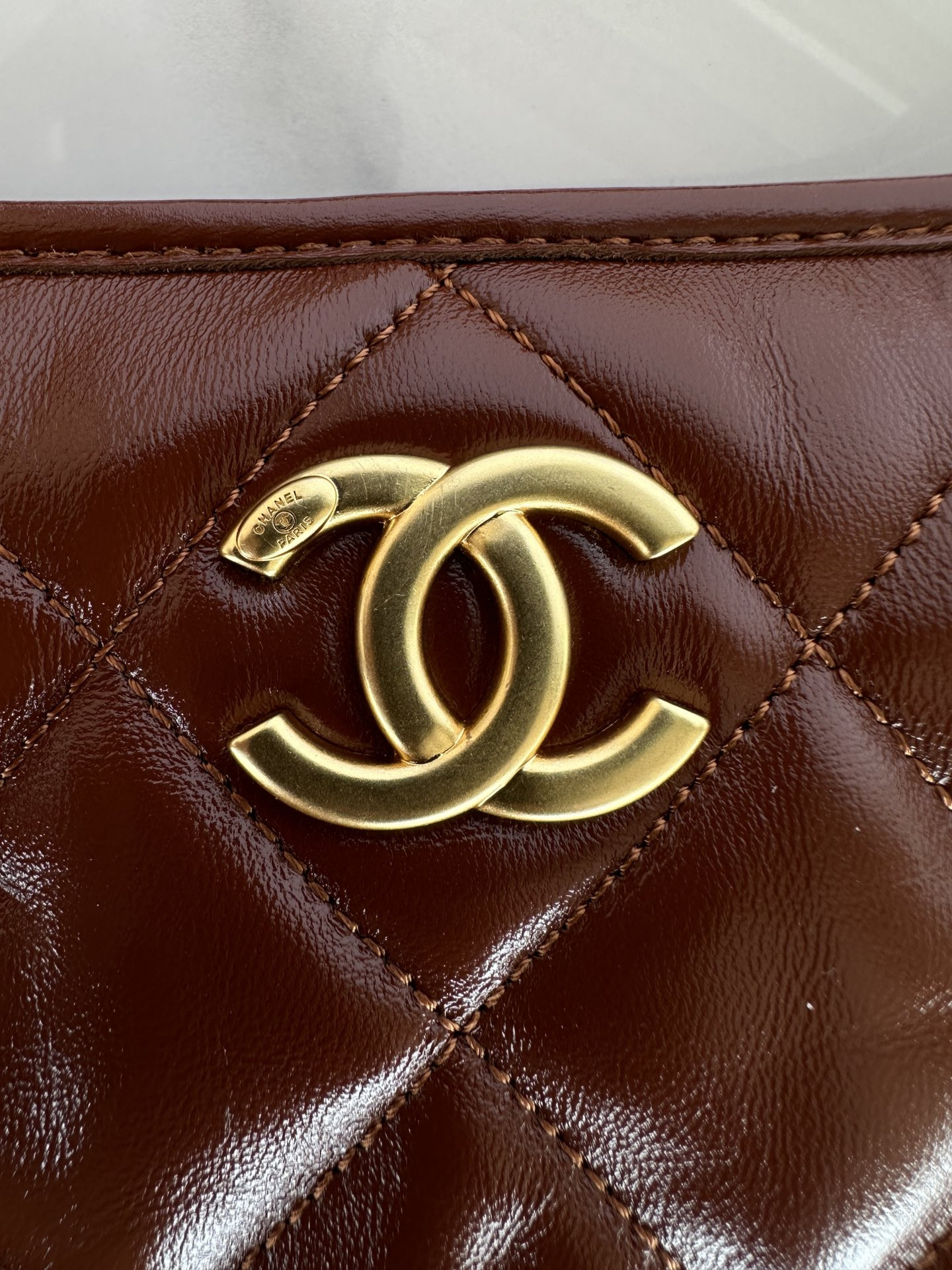 Ch*el Hobo Handbag 30×35×9cm