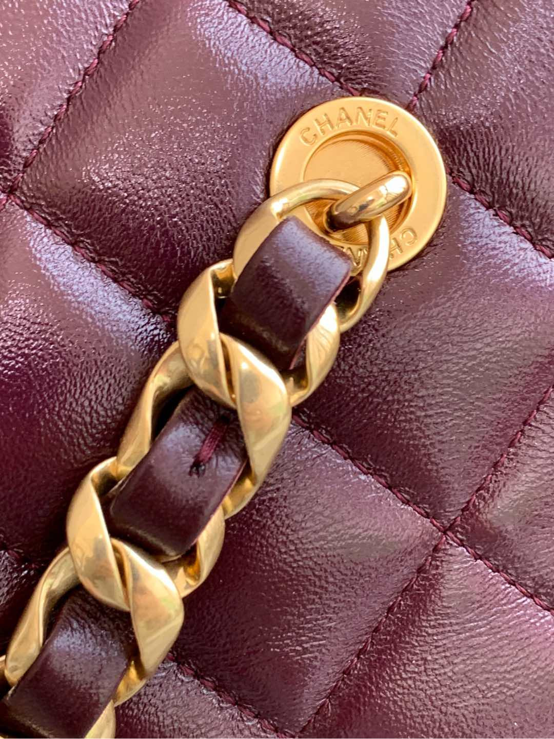 Ch*el Bowling Bag 15x25x11cm