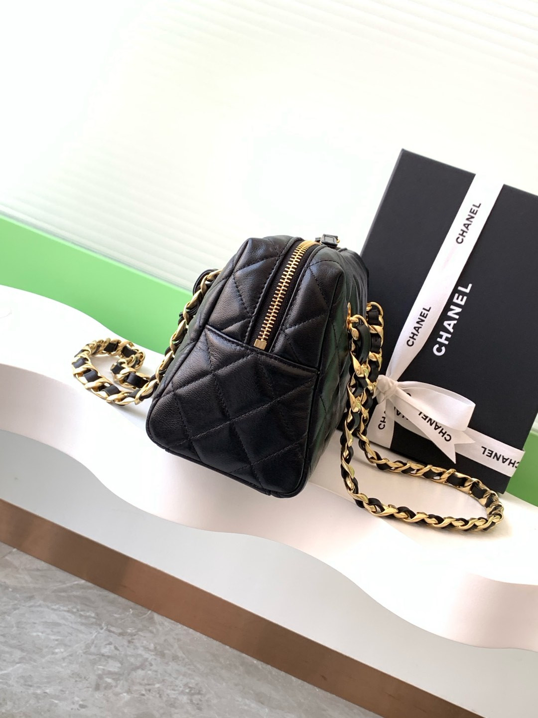 Ch*el Bowling Bag 15x25x11cm