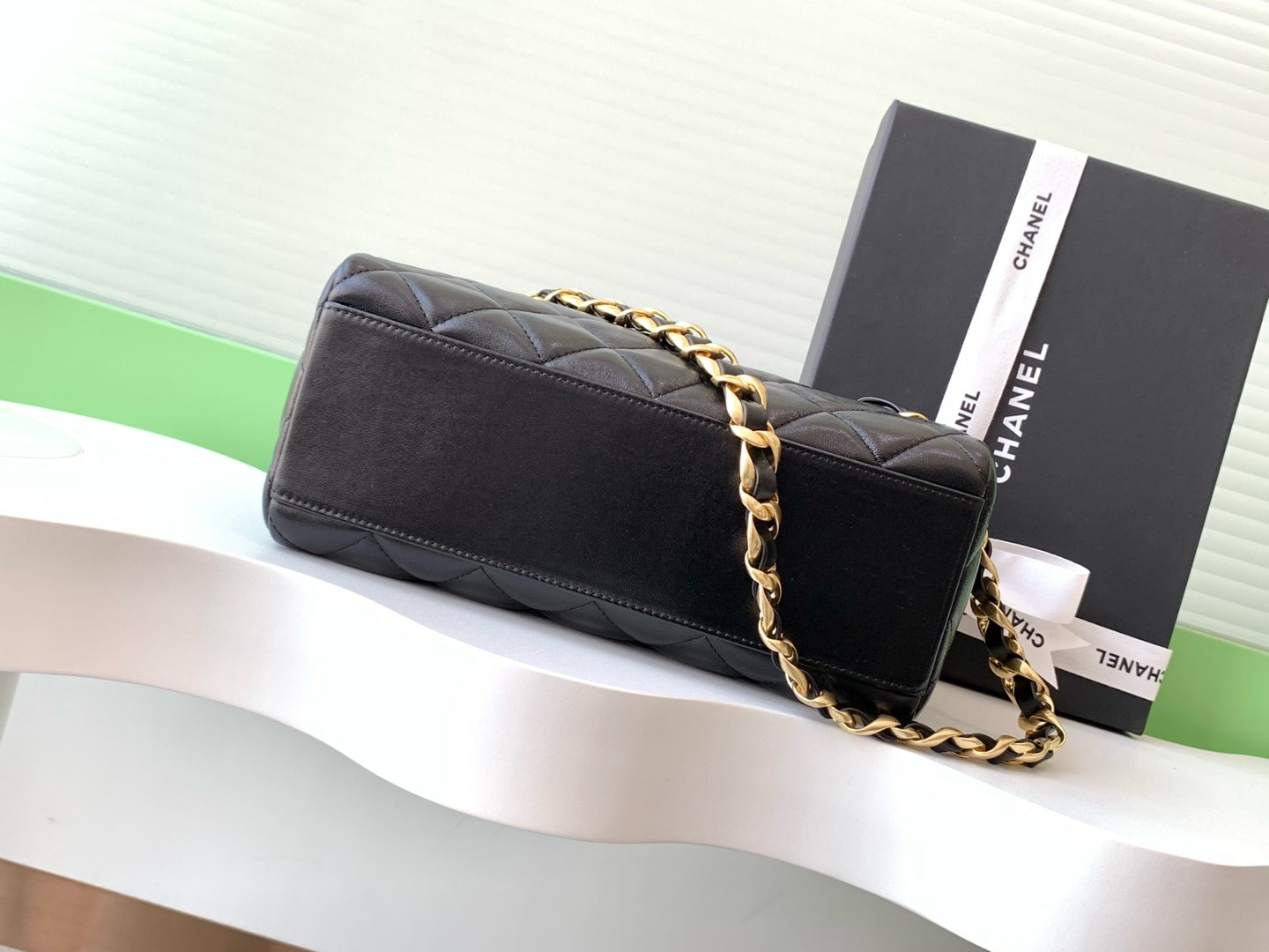 Ch*el Bowling Bag 15x25x11cm