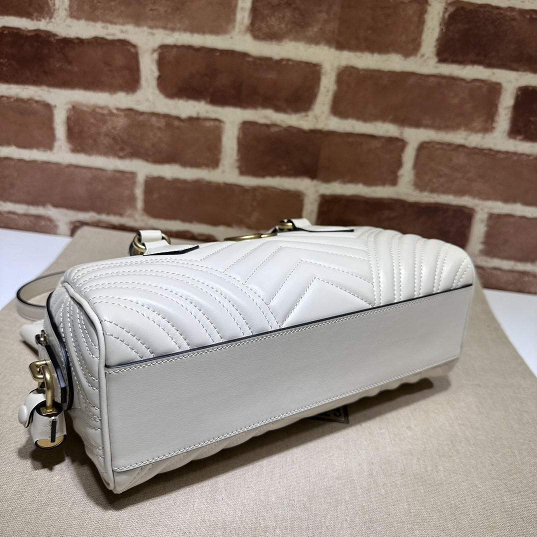 G*u*i GG Marmont small top handle bag 27x13.5x10cm