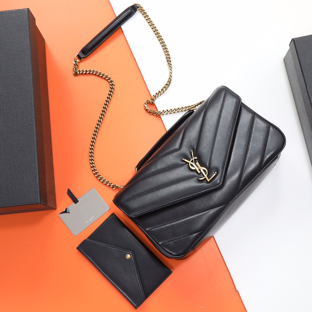 Y*L LOULOU medium in MATELASSÉ lambskin 29x17x8cm