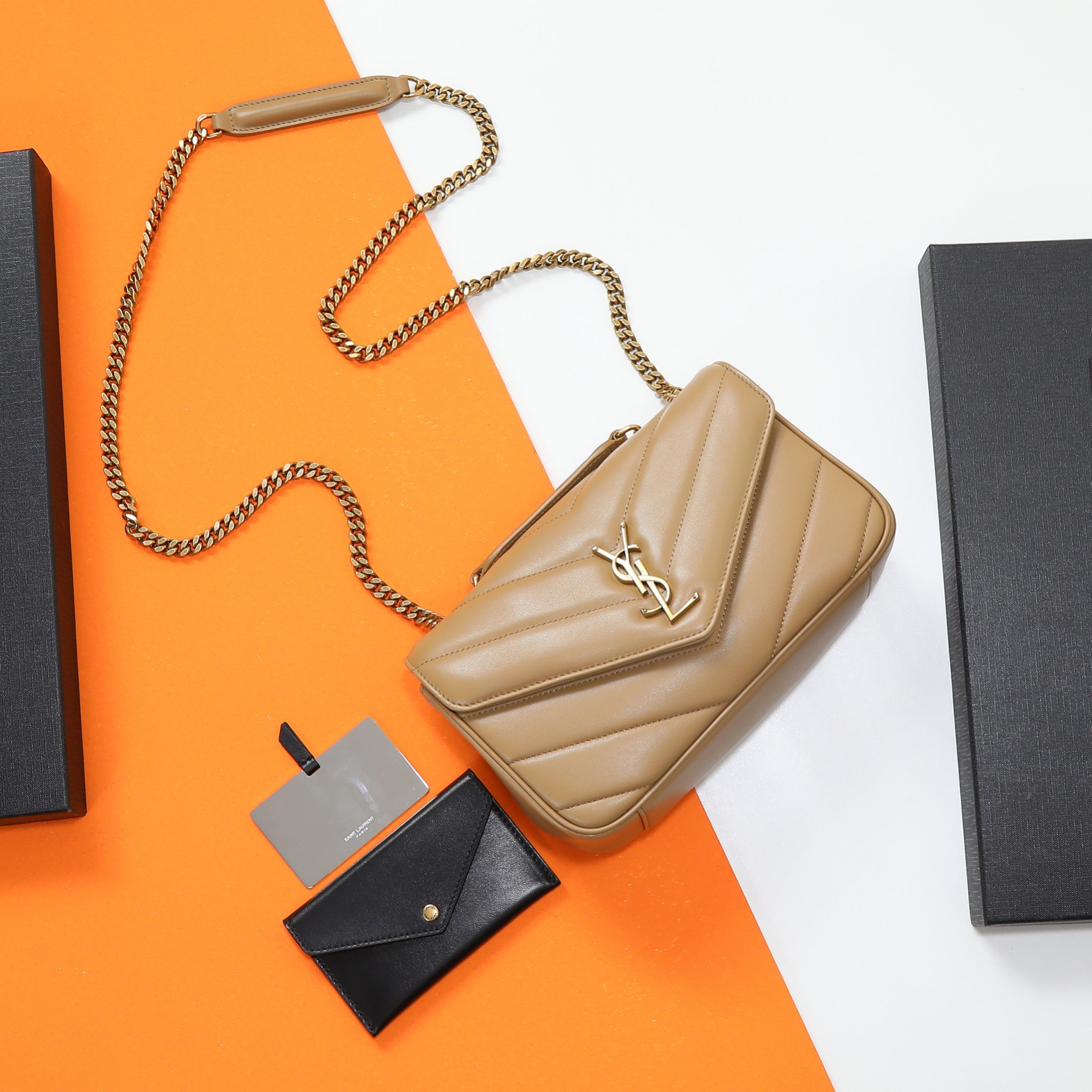 Y*L LOULOU small in MATELASSÉ lambskin 24x14x6cm