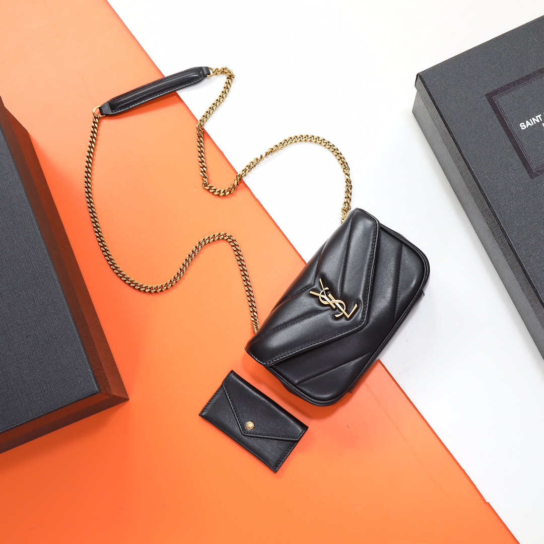 Y*L LOULOU MINI in lambskin 20X12X5cm