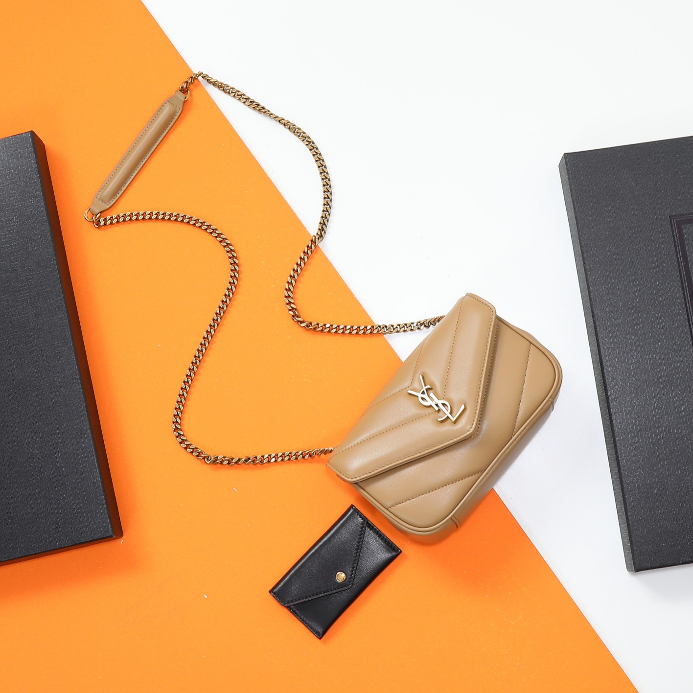 Y*L LOULOU MINI in lambskin 20X12X5cm