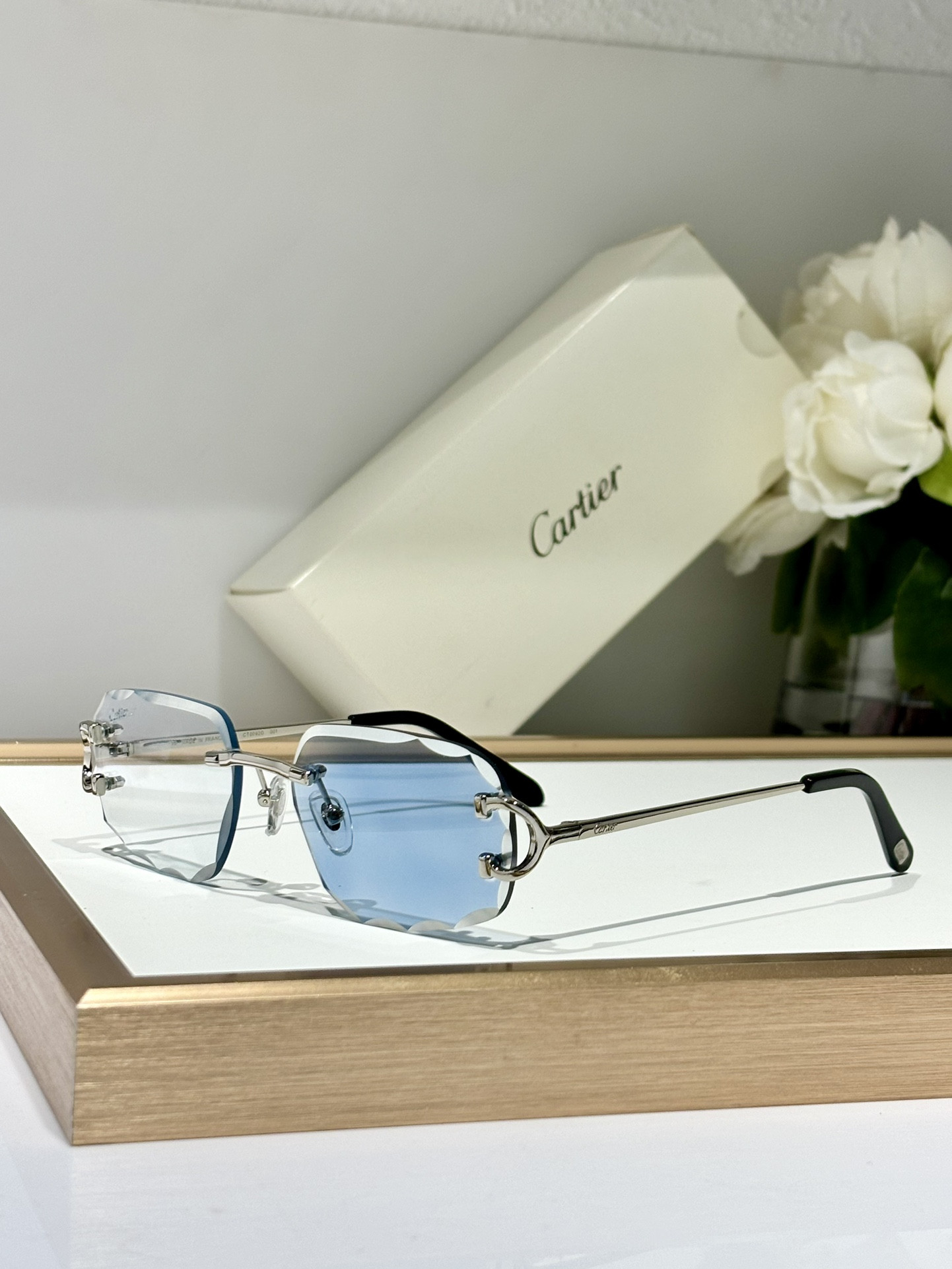 Ca*t*er Glasses Photochromic lenses CT0092 55-18-145