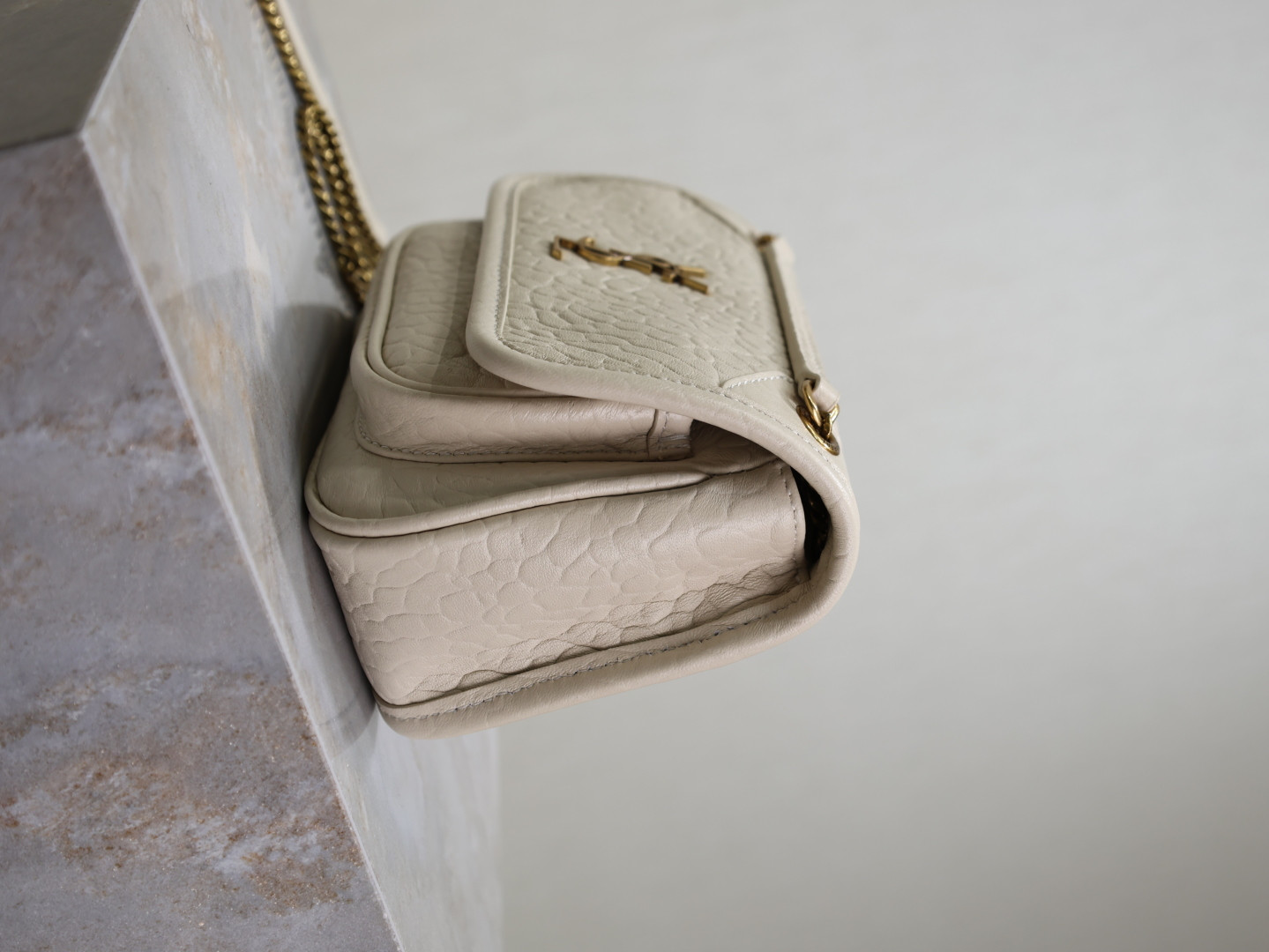 Y*L Niki Mini in grained lambskin 828736 12.5x18x5cm