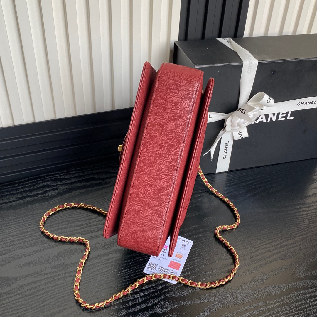 Ch*el Classic Flap Bag 16×22×5cm AS5166