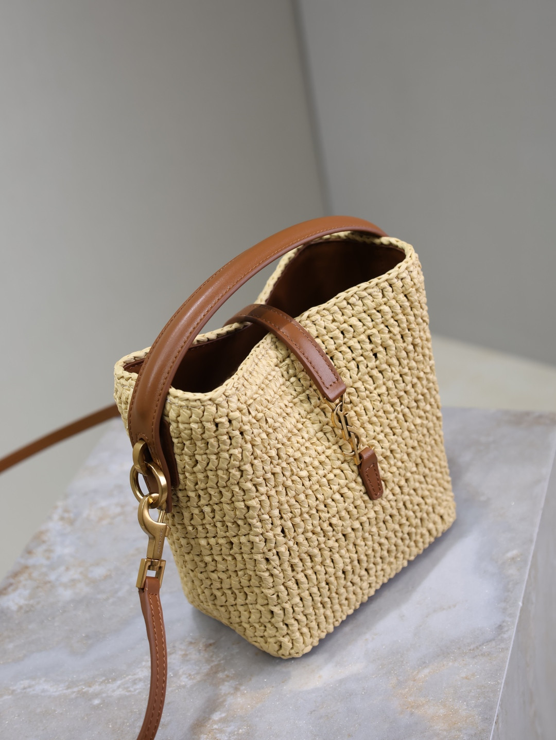 Y*L LE 37 mini (raffia) 15x13x6cm