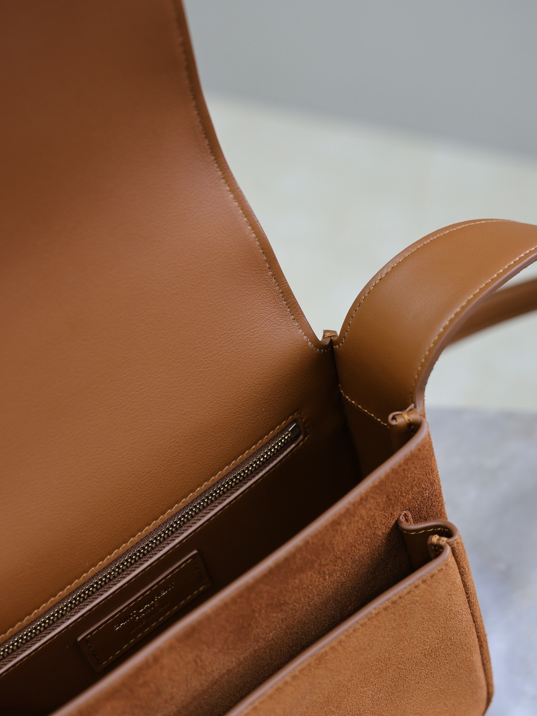 Y*L NIKI satchel in suede 21.5x16x9cm