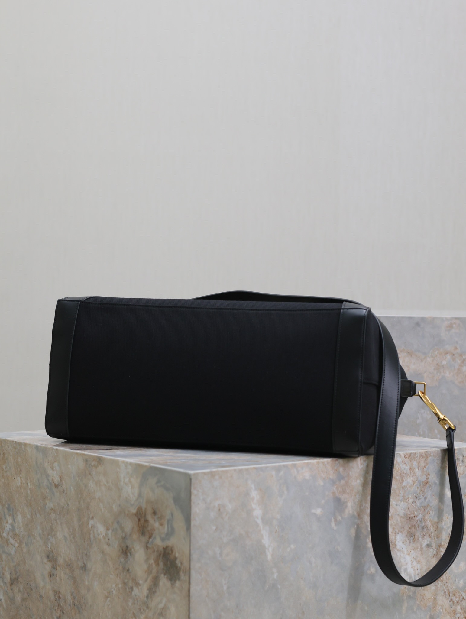 Y*L RIVE GAUCHE bowling tote in canvas 42x32x18cm