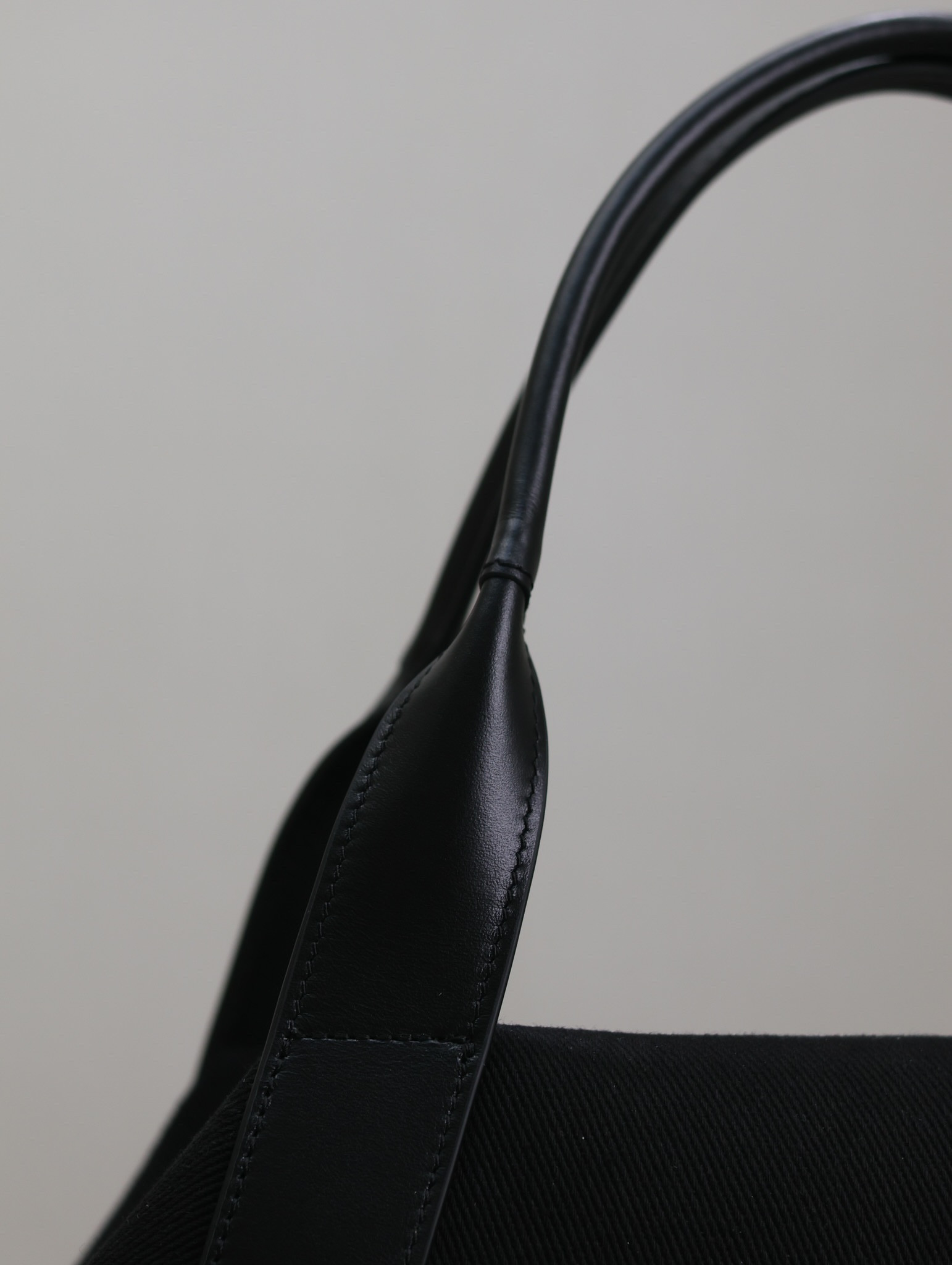 Y*L RIVE GAUCHE bowling tote in canvas 42x32x18cm