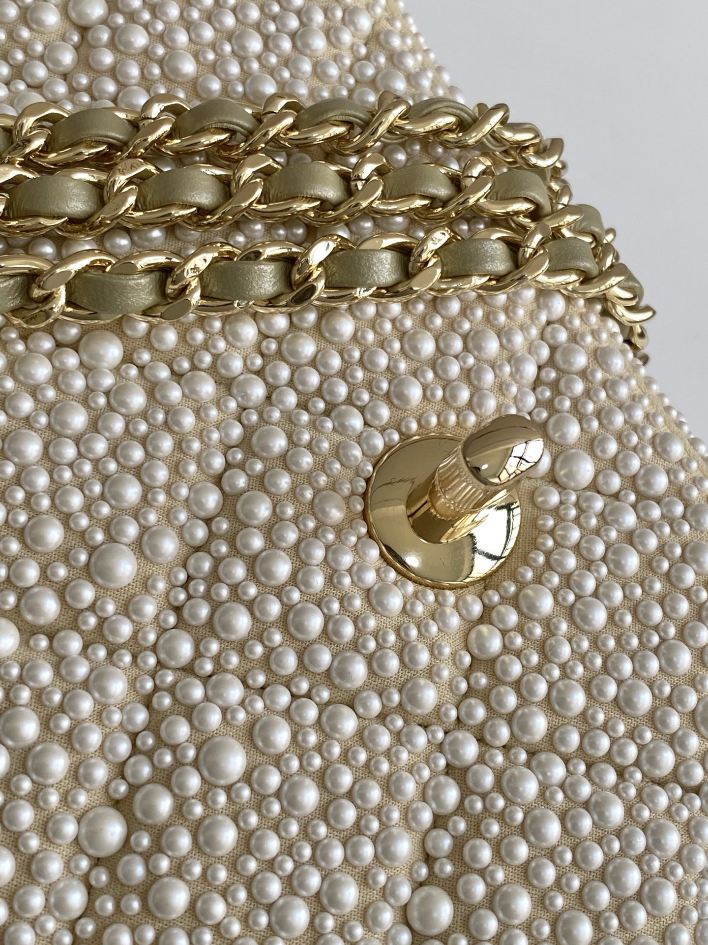 Ch*el CF Evening Bag  AS4297 13x21x8cm